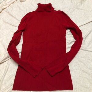 Red Turtleneck Sweater
